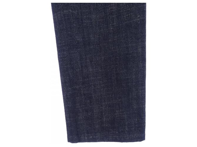Timeless Chanel Denim Jeans Blau Marineblau - Ansicht 5