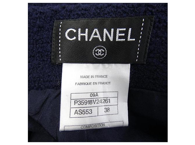 Timeless Gonna Chanel Blu Blu navy - vista 4