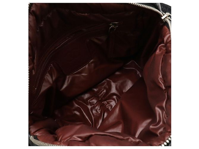 Borsa Messenger Chanel Coco Cocoon Matelasse in nylon e pelle Nero - vista 7
