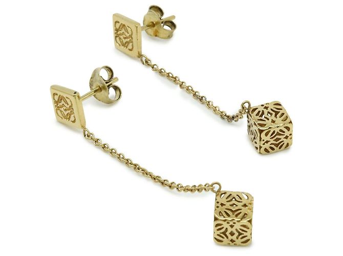Loewe Anagram Ohrringe Golden - Ansicht 2