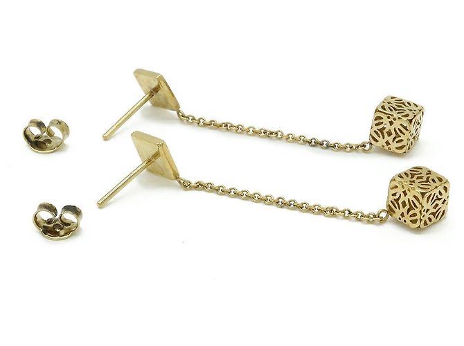 Loewe Anagram Ohrringe Golden - Ansicht 3