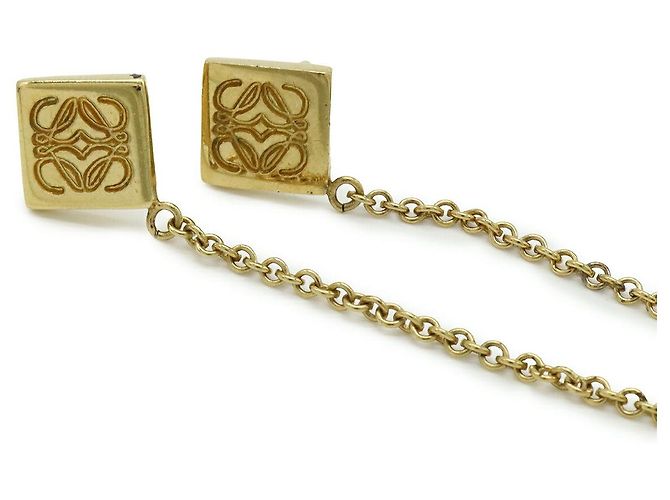Loewe Anagram Ohrringe Golden - Ansicht 4