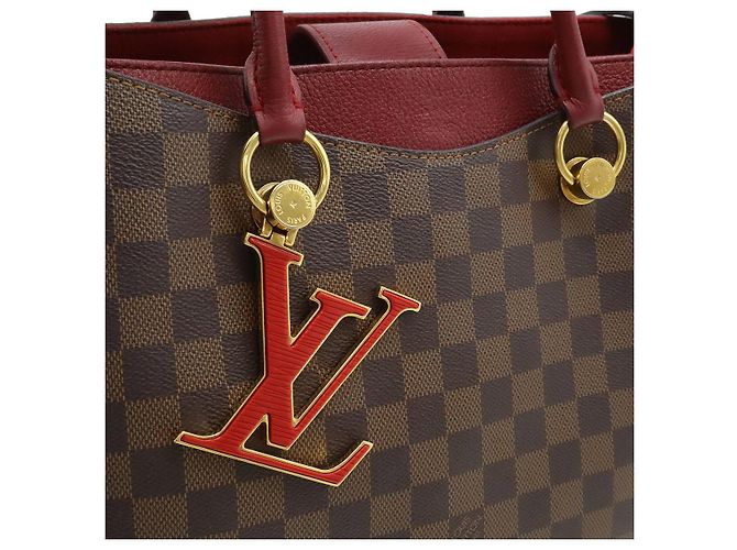 Borsa 2way Louis Vuitton LV Riverside Damier Marrone - vista 9