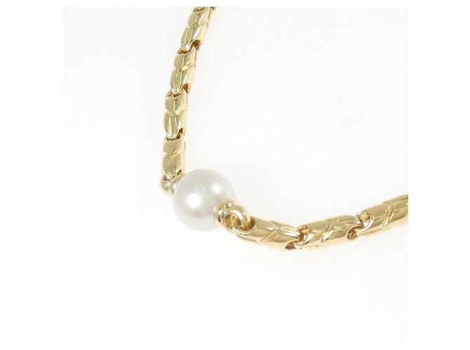 Bulgari Collana Bvlgari in oro Au750 con perle Akoya D'oro - vista 3