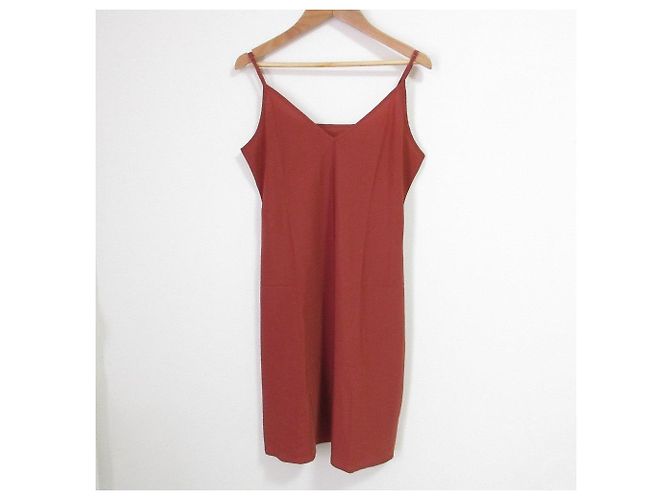 Autre Marque All Saints LIANA WAIMEA KLEID Chiffon-Kleid Rot - Ansicht 10