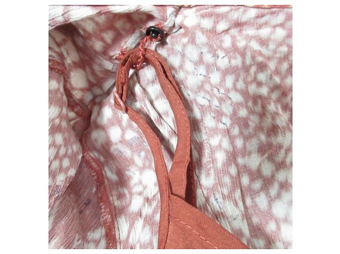 Autre Marque All Saints LIANA WAIMEA KLEID Chiffon-Kleid Rot - Ansicht 8