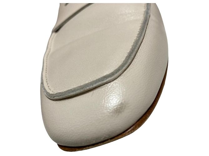 Autre Marque Fabio Rusconi Leder Loafer Beige - Ansicht 11
