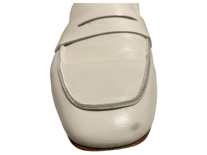 Autre Marque Fabio Rusconi Leder Loafer Beige - Ansicht 6