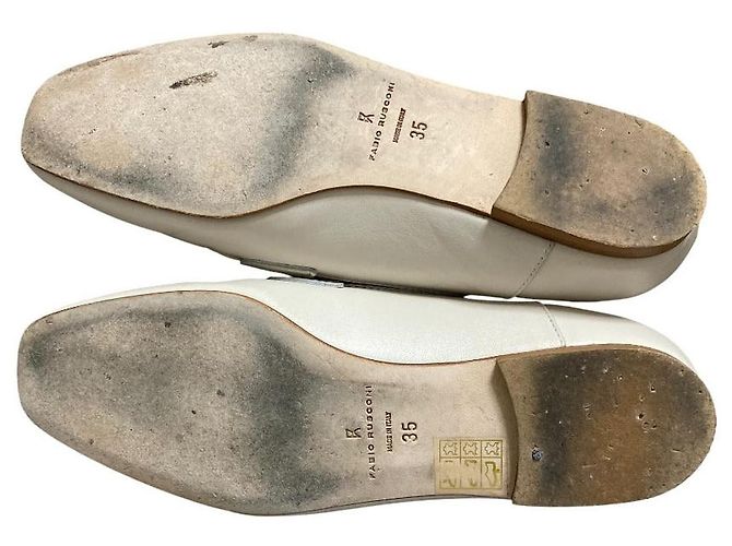Autre Marque Fabio Rusconi Leder Loafer Beige - Ansicht 8