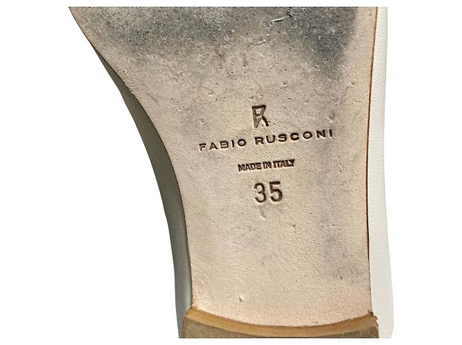 Autre Marque Fabio Rusconi Leder Loafer Beige - Ansicht 9