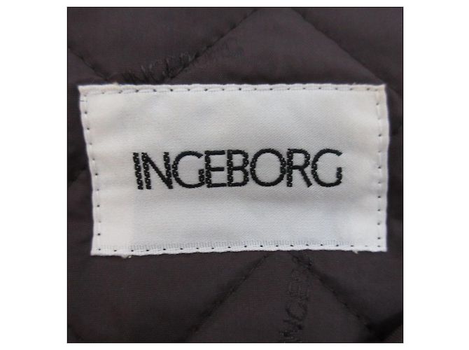 Autre Marque Chaqueta de piel de terciopelo Ingeborg Castaño - vista 11