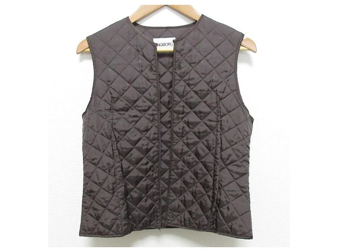 Autre Marque Chaqueta de piel de terciopelo Ingeborg Castaño - vista 7