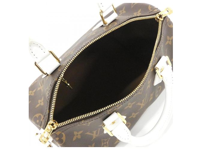 Borsa Boston Louis Vuitton Speedy Bandouliere Monogram Marrone - vista 6