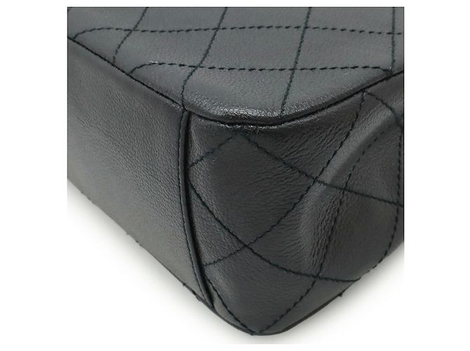 Borsa a tracolla 2way in pelle Chanel 2.55 Nero - vista 3