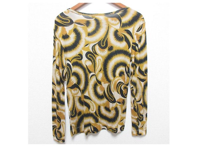 Autre Marque Top de manga larga Botanical Dries Van Noten Amarillo - vista 2