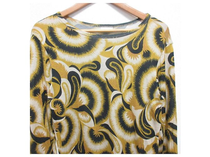 Autre Marque Top de manga larga Botanical Dries Van Noten Amarillo - vista 3