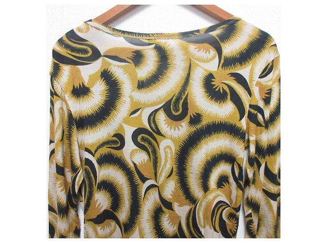 Autre Marque Top de manga larga Botanical Dries Van Noten Amarillo - vista 4
