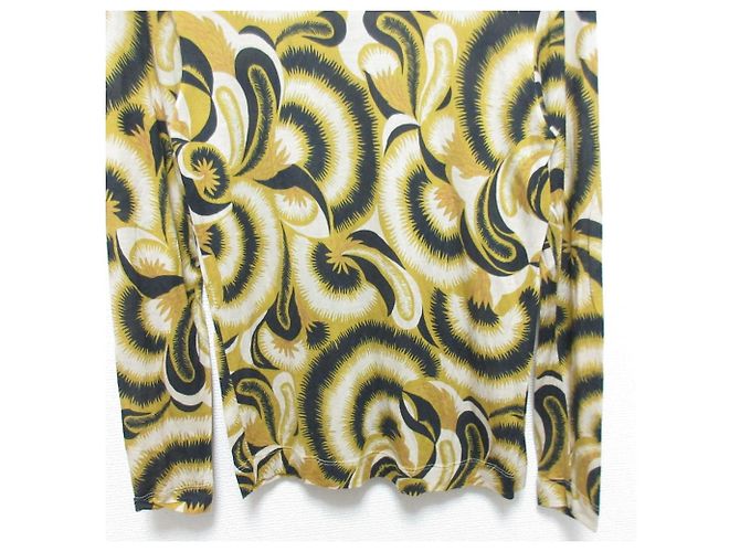 Autre Marque Top de manga larga Botanical Dries Van Noten Amarillo - vista 6