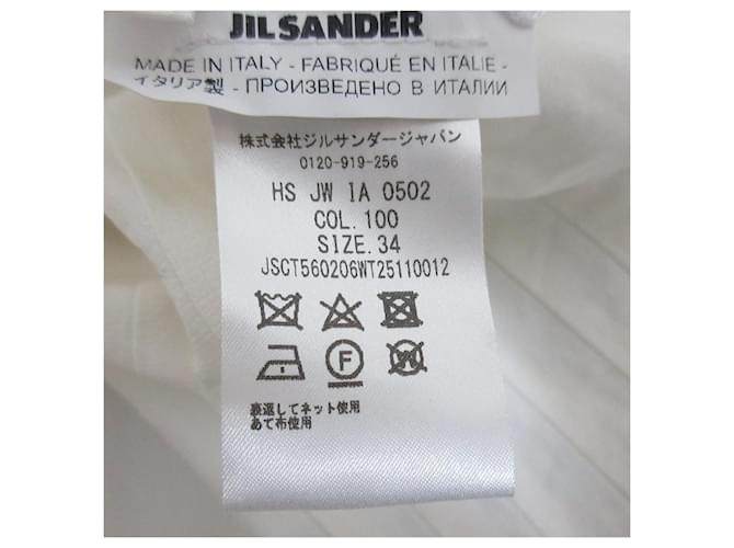 Camicetta Jil Sander con mezza zip Bianco Bianco sporco - vista 10