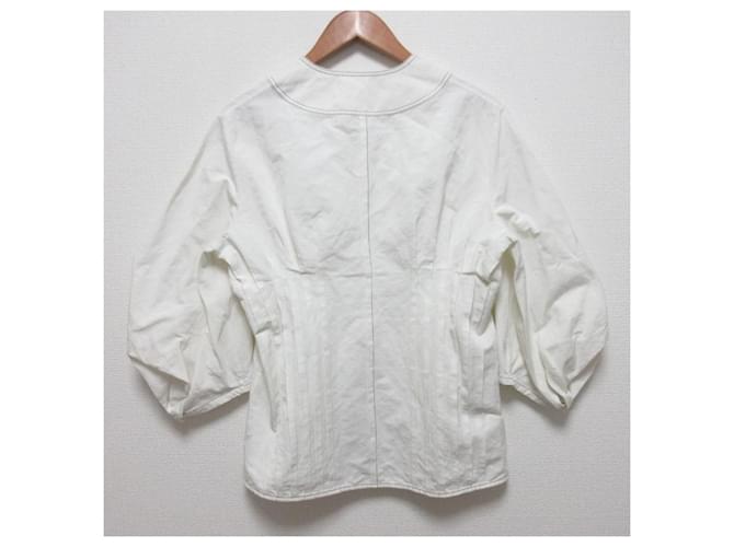 Camicetta Jil Sander con mezza zip Bianco Bianco sporco - vista 2