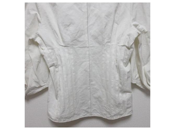 Camicetta Jil Sander con mezza zip Bianco Bianco sporco - vista 6