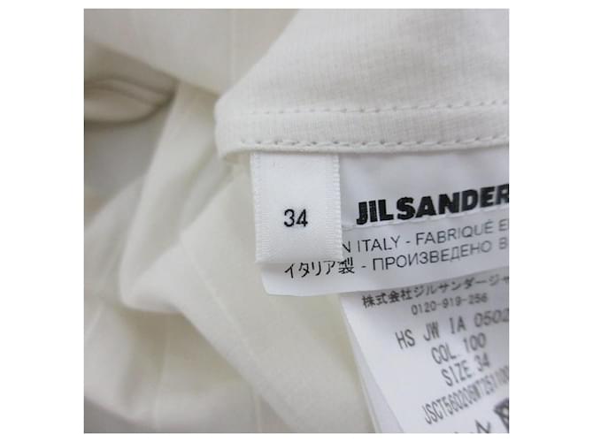 Camicetta Jil Sander con mezza zip Bianco Bianco sporco - vista 8