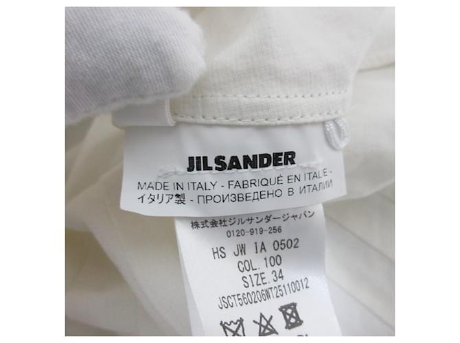 Camicetta Jil Sander con mezza zip Bianco Bianco sporco - vista 9