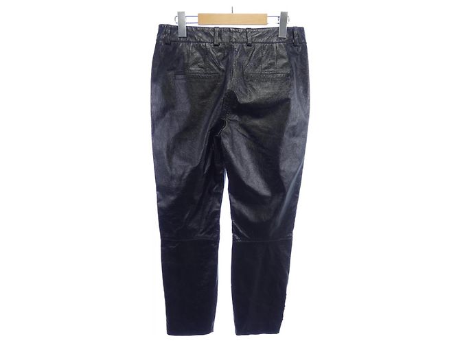 Autre Marque Lederhose Olivier Theyskens Schwarz - Ansicht 2
