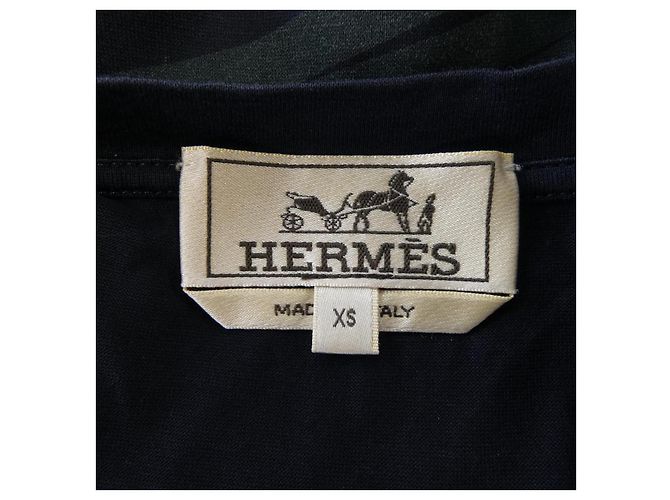 Hermès Camiseta Hermes XS Azul Azul marino - vista 4