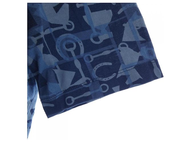 Hermès Camiseta Hermes Azul - vista 6