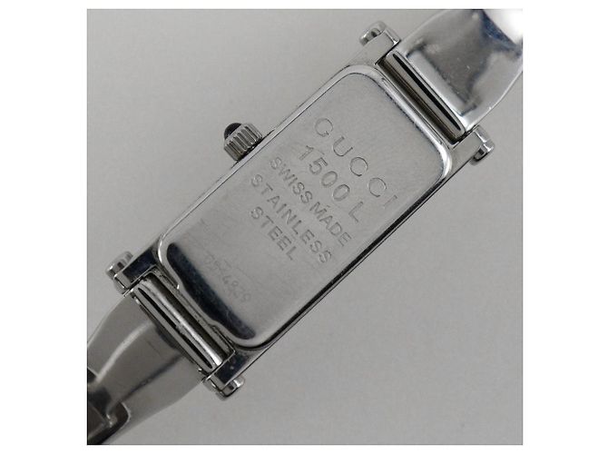 Reloj Gucci 1500L de acero inoxidable Negro - vista 6