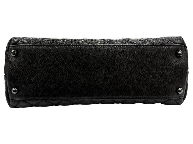 Chanel A92991 Coco Handle 29 Top Caviar Skin Flap Bag Nero - vista 4