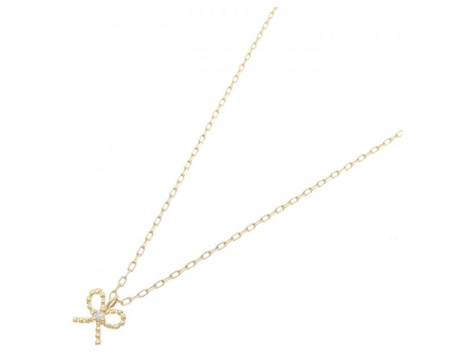Autre Marque Colar Ribbon de Diamantes Au750 Dourado - vista 2
