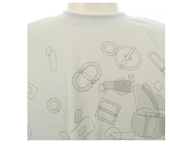 Hermès Camiseta de algodón Hermes Talla S Castaño - vista 5
