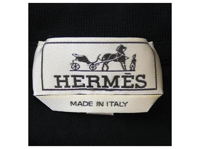 Hermès Camiseta de algodón Hermes Negro - vista 4