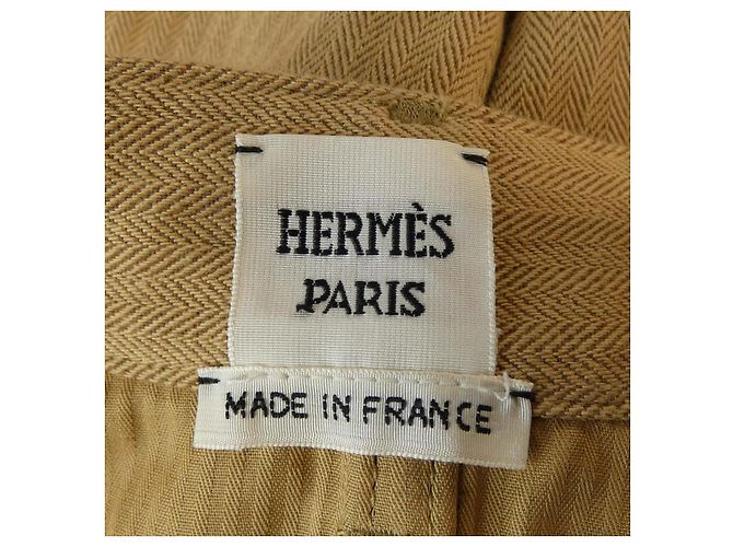 Hermès Hermes Wollhose Braun - Ansicht 4