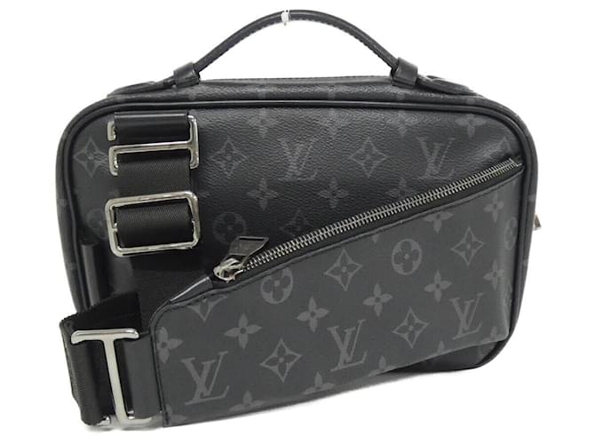 Marsupio Louis Vuitton Monogram Eclipse Nero - vista 2