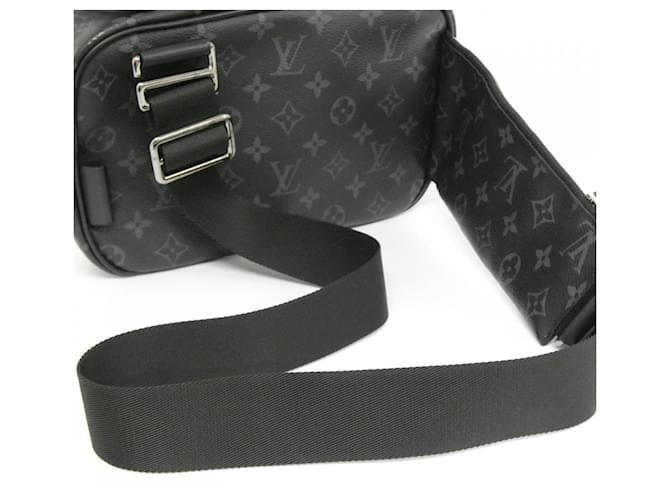 Marsupio Louis Vuitton Monogram Eclipse Nero - vista 9