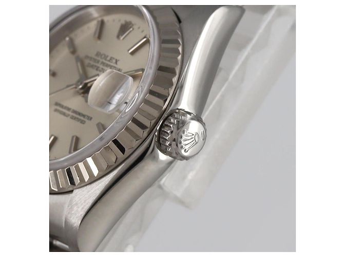 Rolex Datejust Edelstahl x Weißgold Silber - Ansicht 4