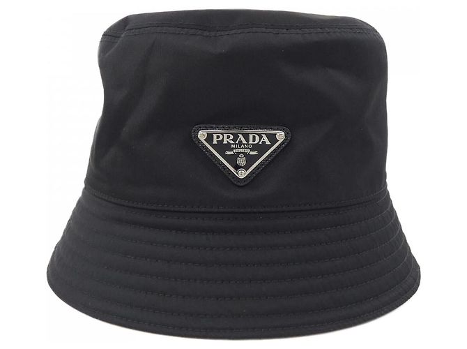 Prada Re-Nylon Cap mit Dreieckslogo Schwarz - Ansicht 2