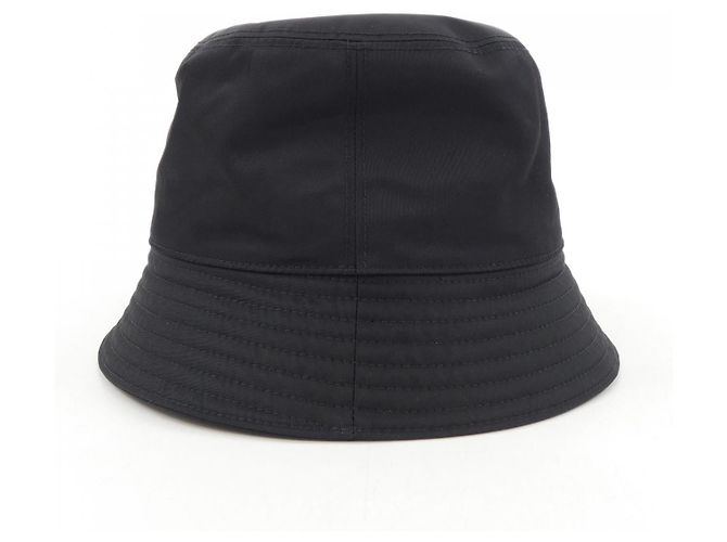 Prada Re-Nylon Cap mit Dreieckslogo Schwarz - Ansicht 4