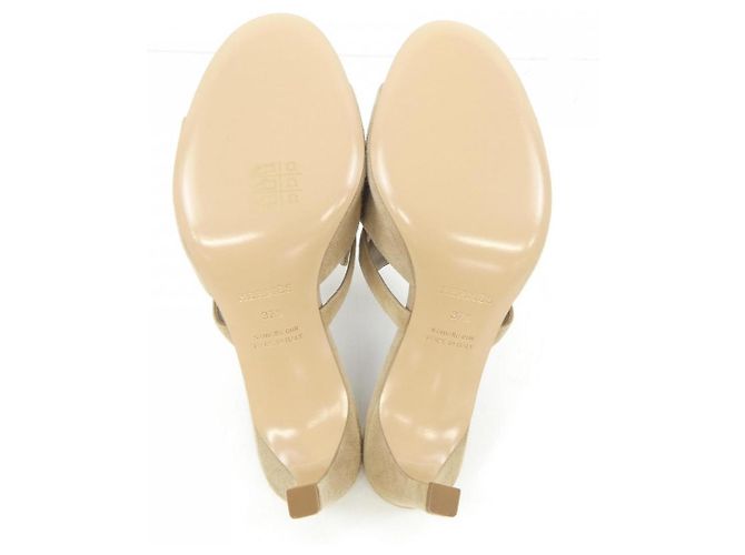Hermès Sandali Hermes Kelly Backle in pelle Beige - vista 5