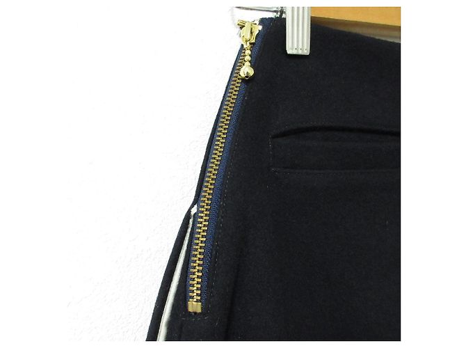Autre Marque Falda evasé de lana Melton MADISONBLUE Azul Azul marino - vista 6