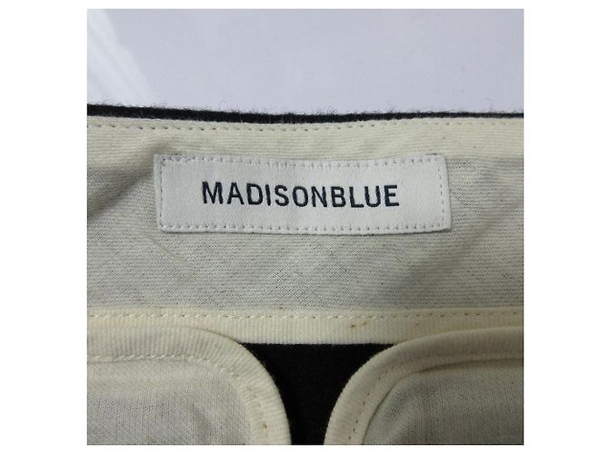 Autre Marque Falda evasé de lana Melton MADISONBLUE Azul Azul marino - vista 9