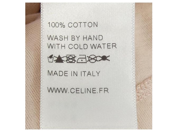 Céline Camiseta de algodão CELINE Rosa - vista 3