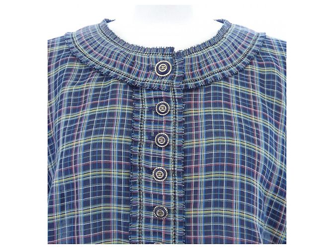 Top Chanel Azul Azul marino - vista 6