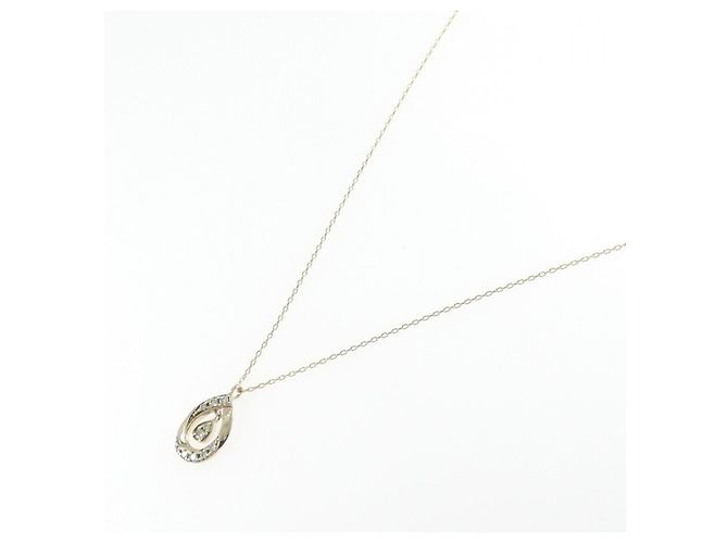 Autre Marque Collana festaria K10 Gold Diamond D'oro - vista 2