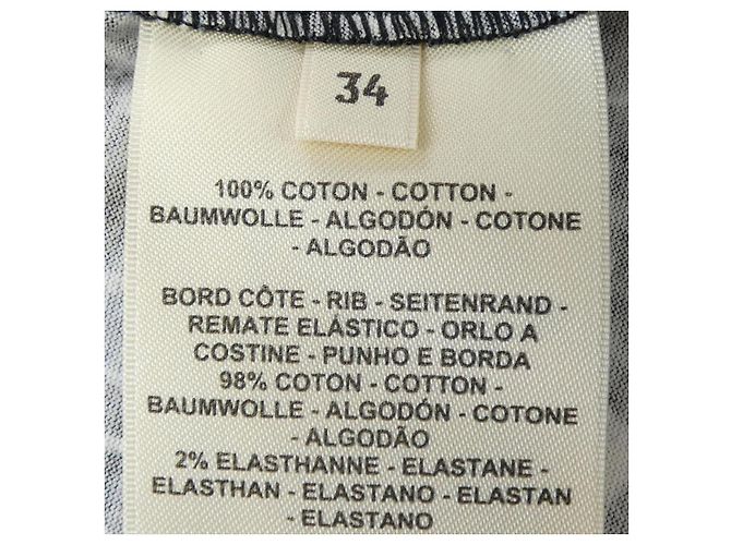 Hermès Camiseta de algodón DO RE BOUCLES Hermes Negro - vista 3