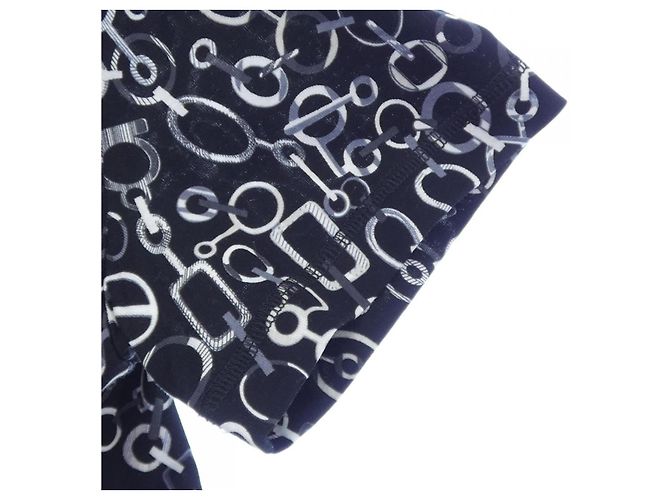 Hermès Camiseta de algodón DO RE BOUCLES Hermes Negro - vista 6