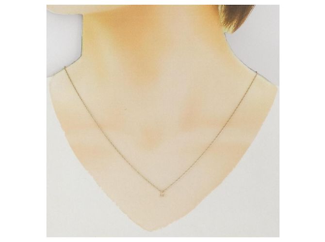 Autre Marque Collana in oro giallo K10 e diamanti D'oro - vista 6